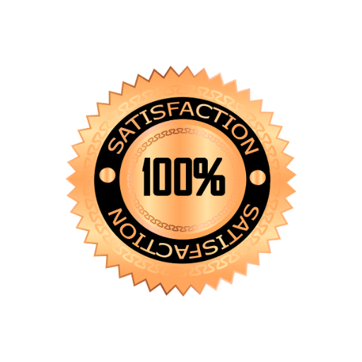 100% Satisfaction Guarantee Badge