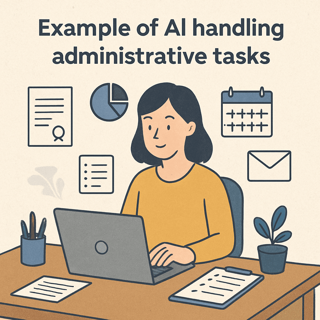 Example of AI handling administrative tasks